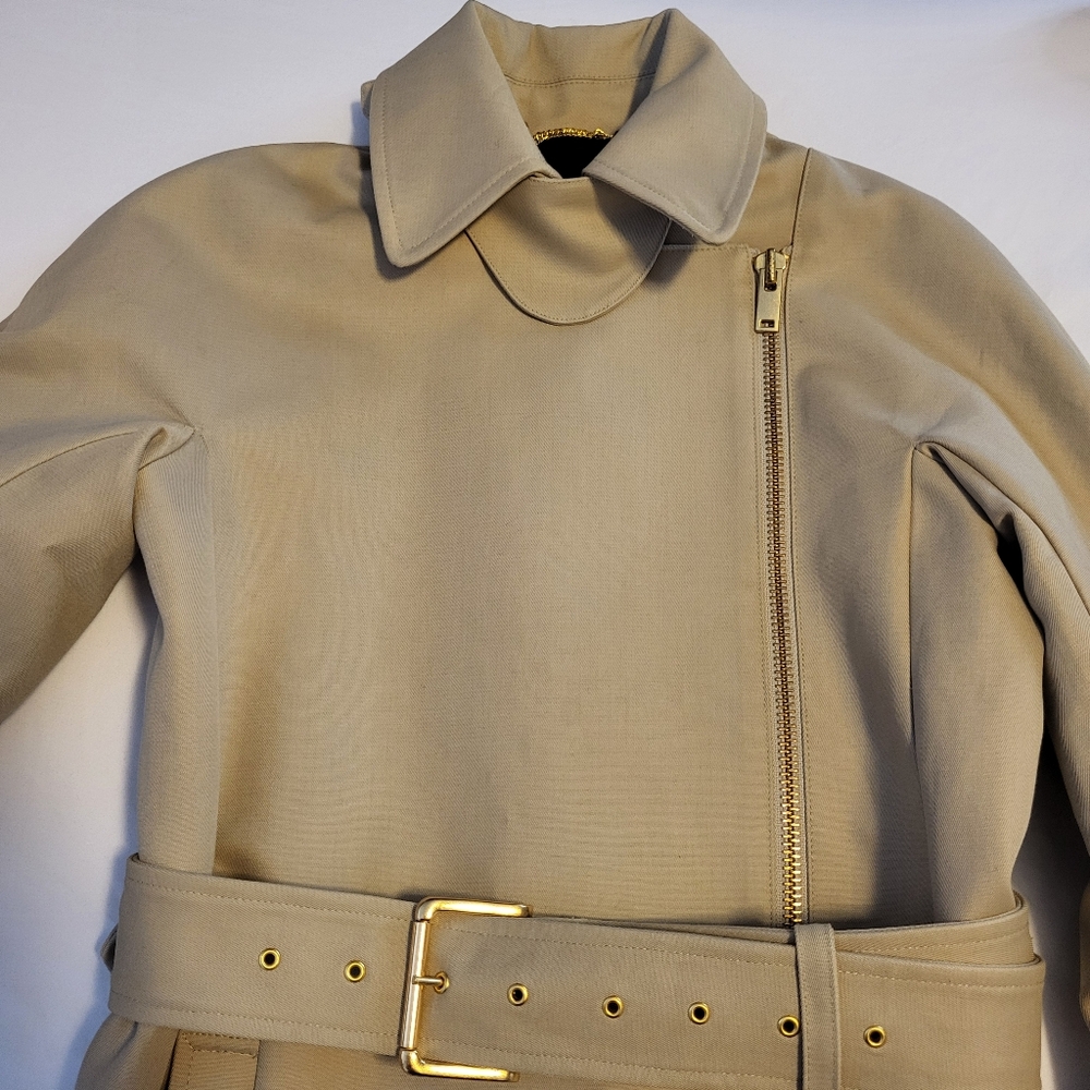 J. Crew Classic, Luxury, Women Trench Coat, Size 00, Vintage Khaki, Fall - Picture 3 of 16